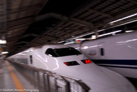 Shinkansen bullet train, Kyoto, Japan