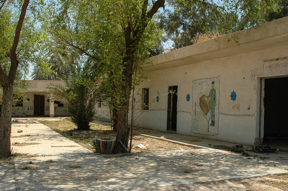 Abandoned barracks, Green Zone, 2004