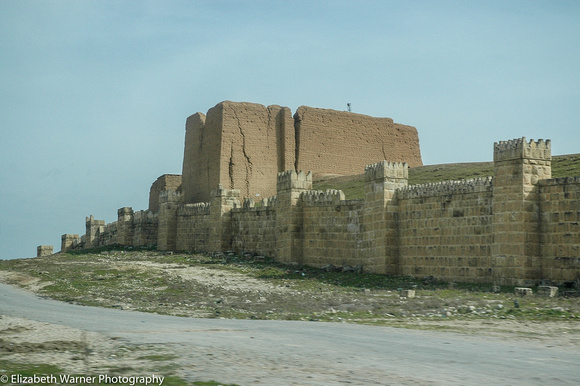 Assyrian wall in Mosul, 2005