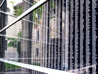 Names of the murdered, Holocaust memorial Center, Budapest, Hungary