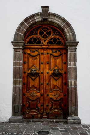 Doorway in Old-town Quito