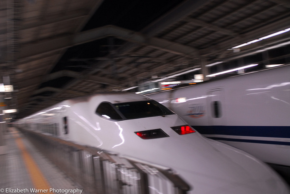 Shinkansen bullet train, Kyoto, Japan