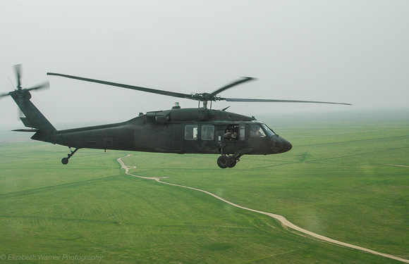 Black Hawk flying over northern Iraq, 2005