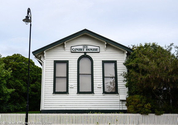 Courthouse in Akaroa, New Zealand